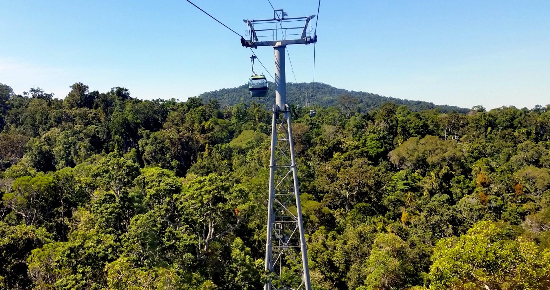 Skyrail Rainforest Cablway - eco friendly activity Cairns, Australia