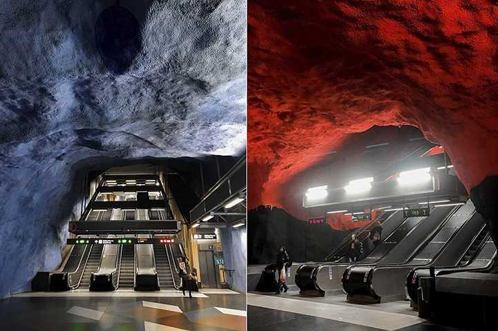 Stockholm underground station